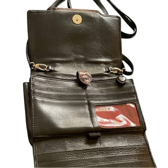 🍂 Brighton Leather Crossbody Wallet Bag - Preloved - Picture 4 of 6